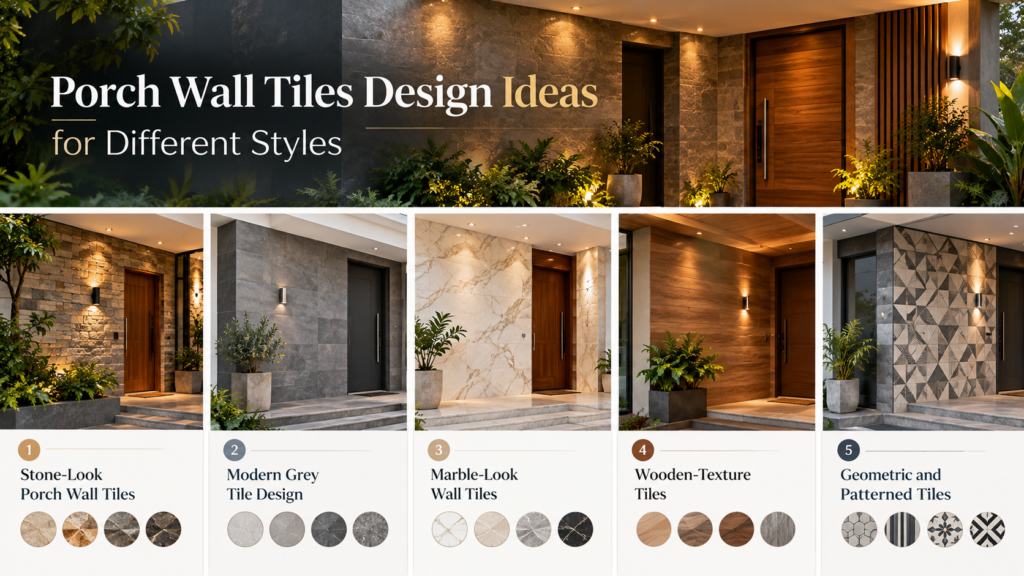 porch wall tiles design ideas