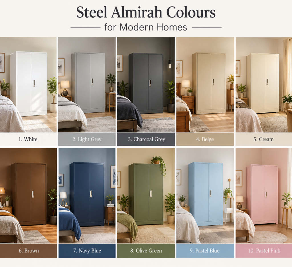Popular Steel Almirah Colours for Modern Homes