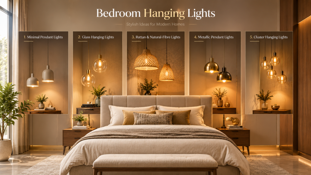 Popular Bedroom Hanging Lights Styles