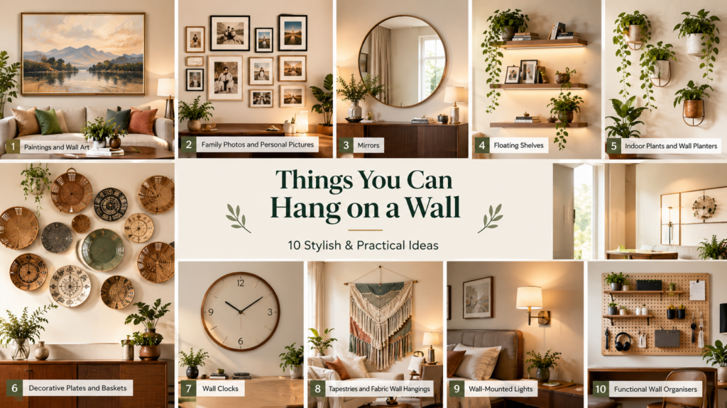 10 things you can hang on a wall