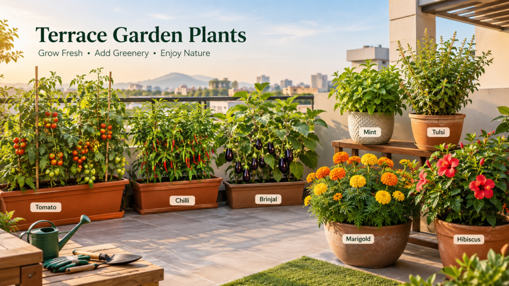 terrace garden plants
