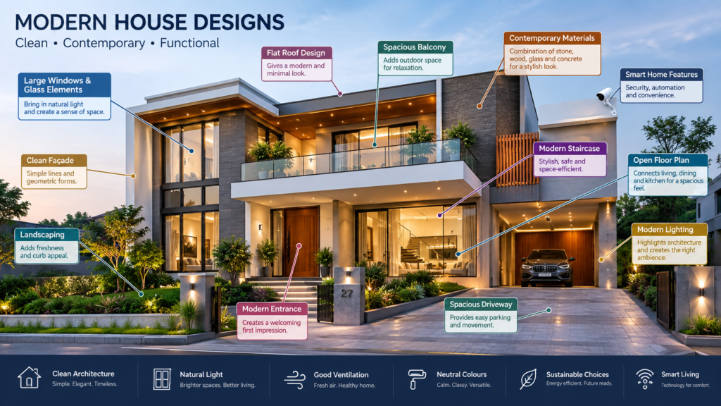 modern house design components