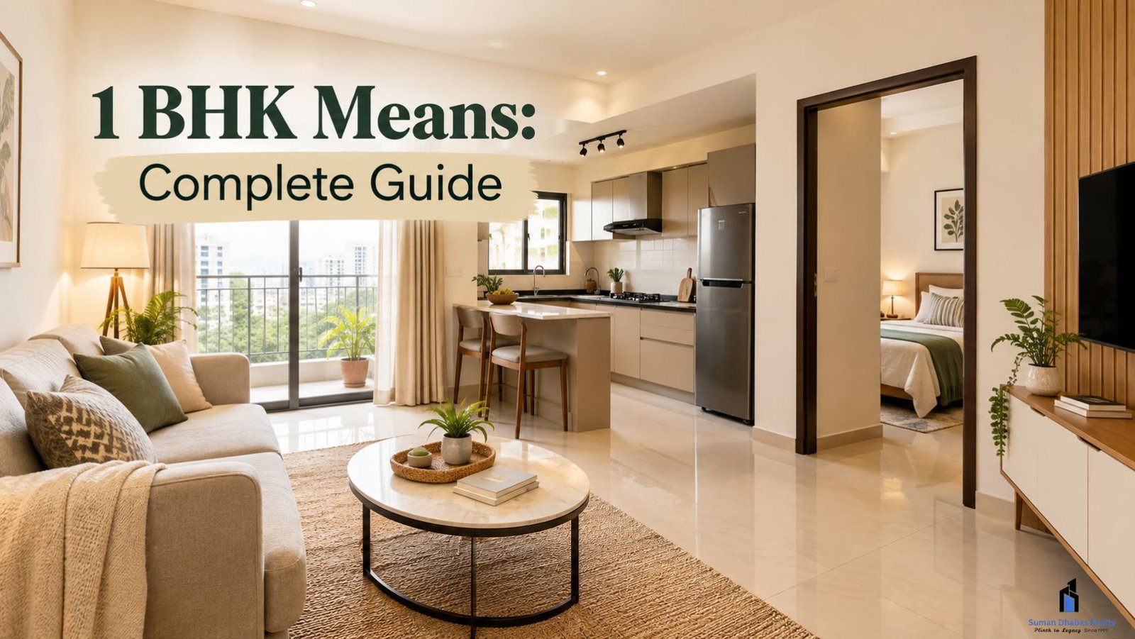 Read more about the article 1 BHK Means: Meaning, Layout, Benefits & Things to Know