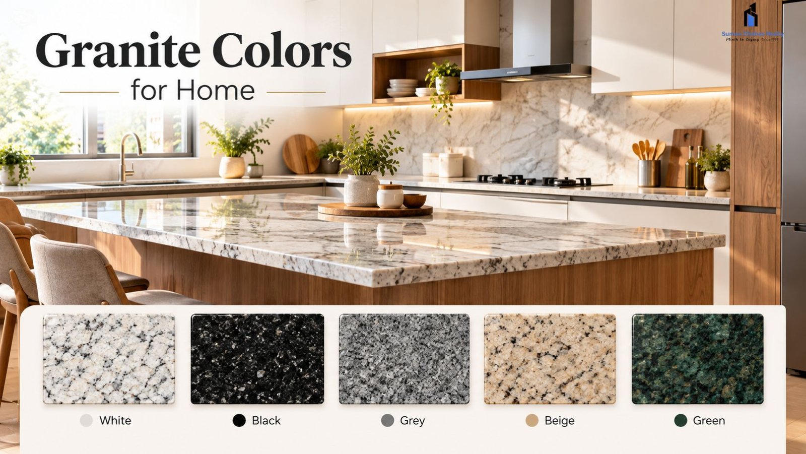 Read more about the article Granite Colors for Home: Popular Shades and Selection Tips
