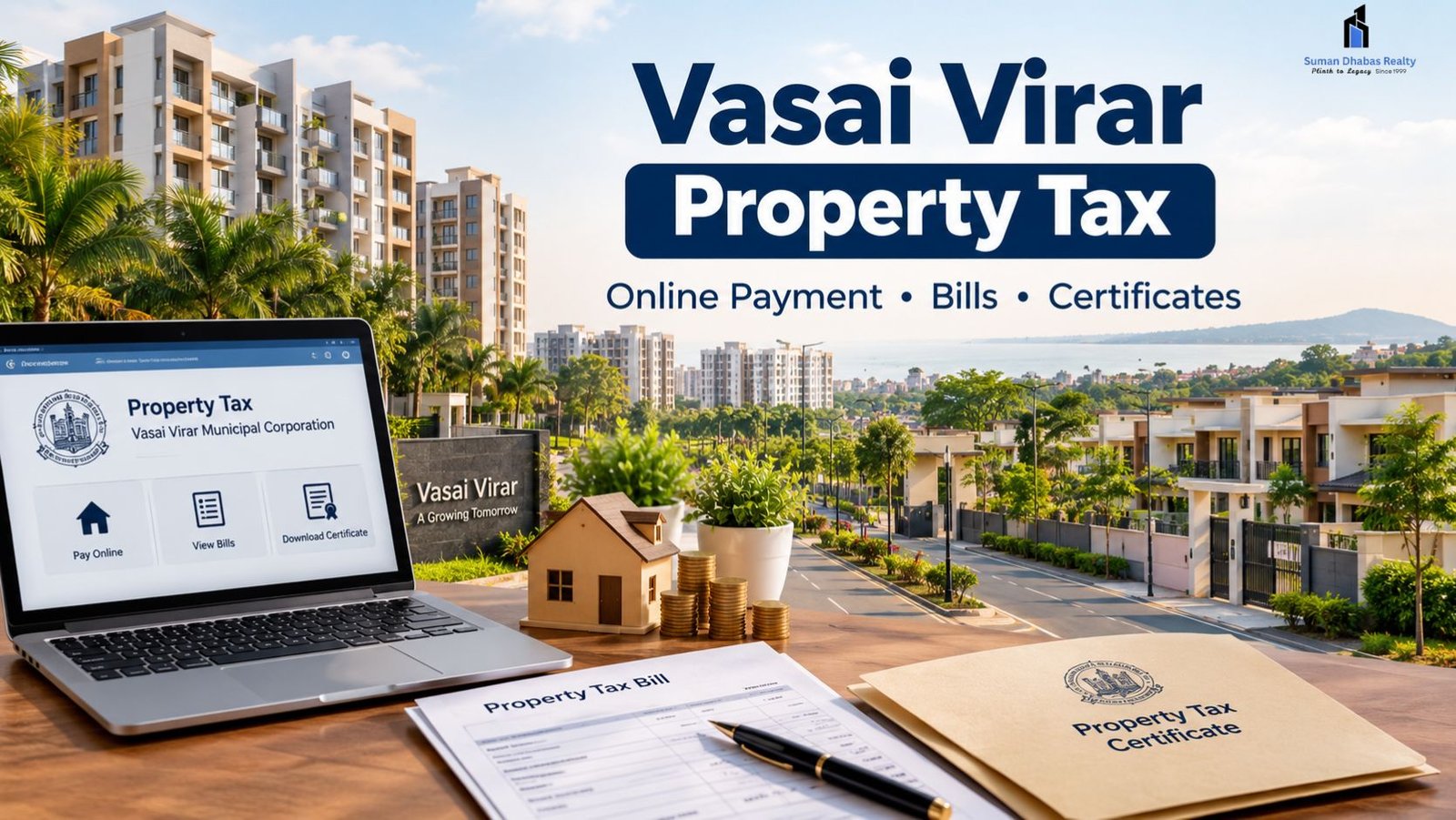 Read more about the article Vasai Virar Property Tax: Online Payment, Bills & Guide