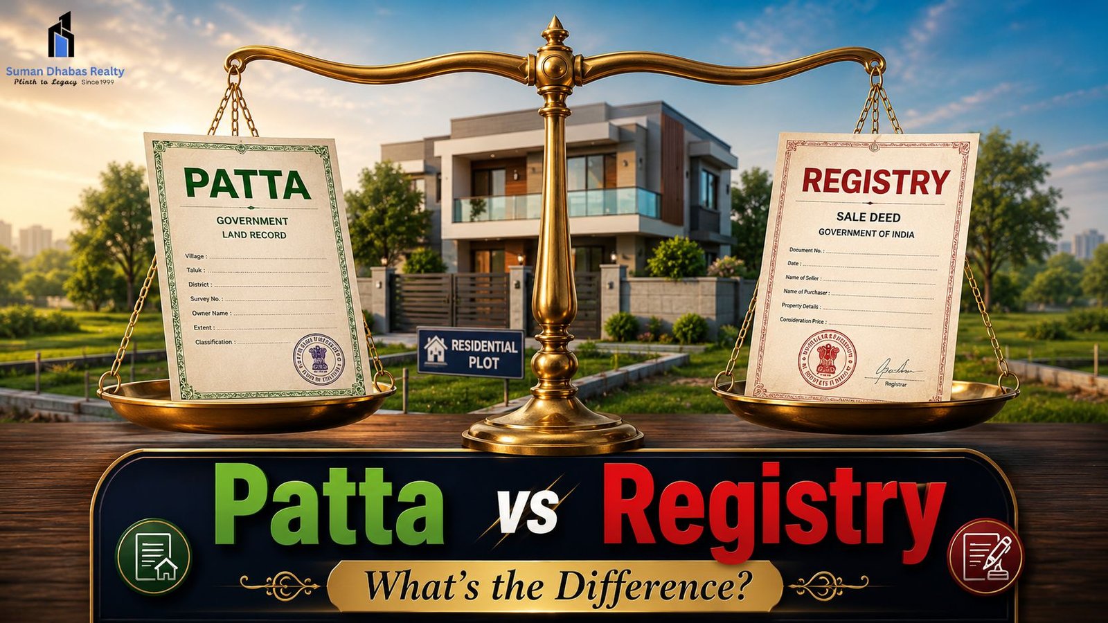 Read more about the article Patta vs Registry: Key Differences