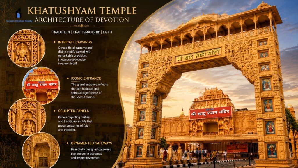 khatu shyam temple architecture and its main features