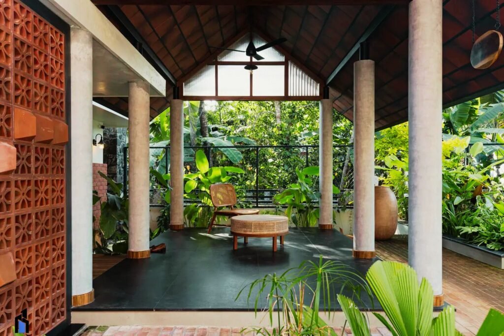 verandah and semi open spaces