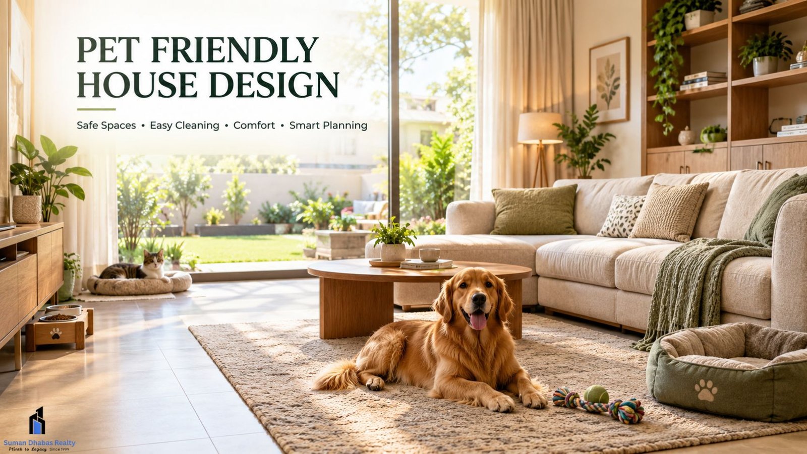Read more about the article Pet Friendly House Design: Smart Ideas for Comfortable Living