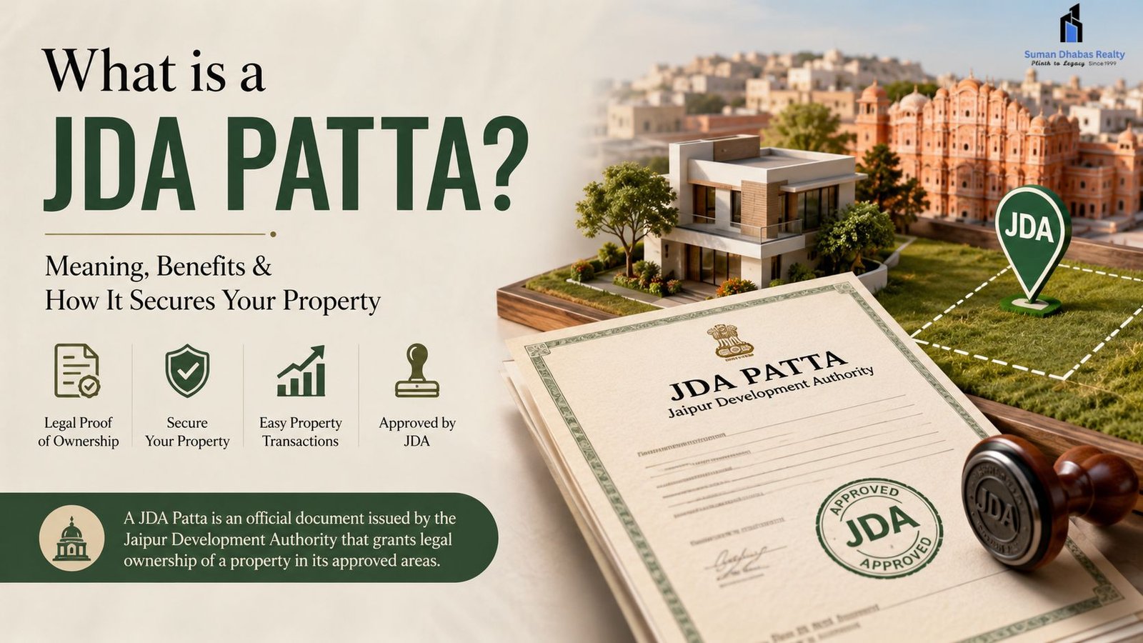 Read more about the article What Is JDA Patta? Meaning, Benefits & Property Check