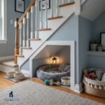 pet corner under stairs