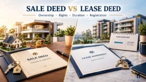 Read more about the article Sale Deed vs Lease Deed: Key Differences Explained