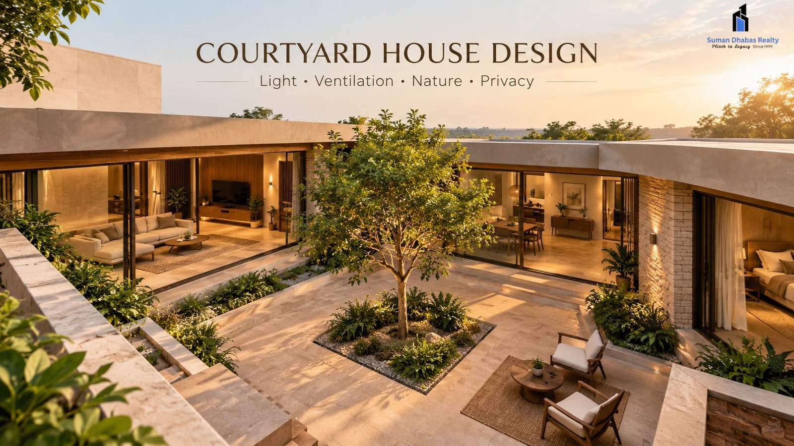 Read more about the article Courtyard House Design: Ideas, Benefits & Planning Tips