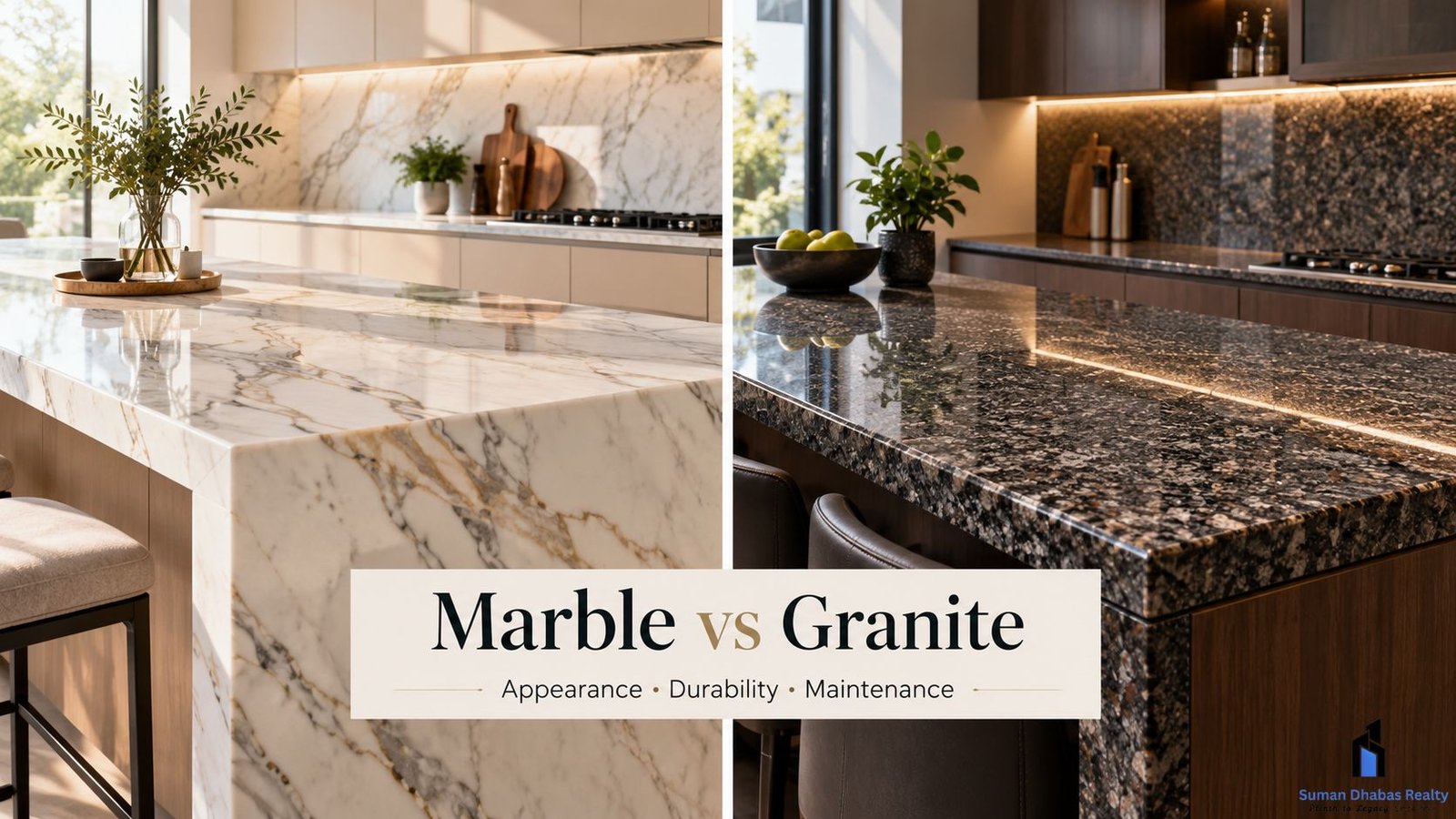 Read more about the article Difference Between Marble and Granite: Key Features