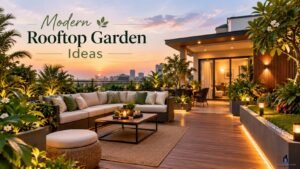 Read more about the article Modern Rooftop Garden Ideas for Stylish Indian Homes