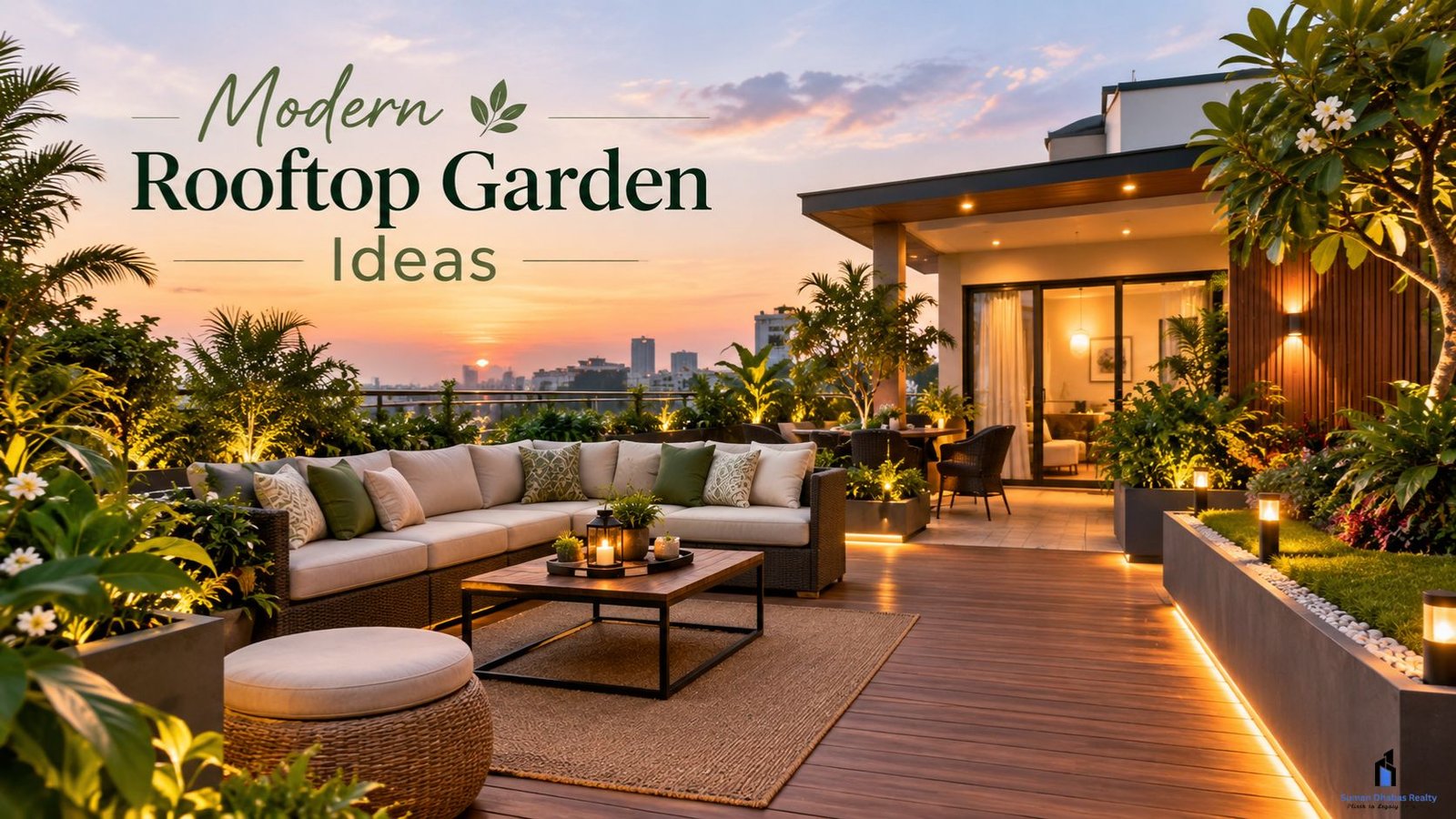 Read more about the article Modern Rooftop Garden Ideas for Stylish Indian Homes