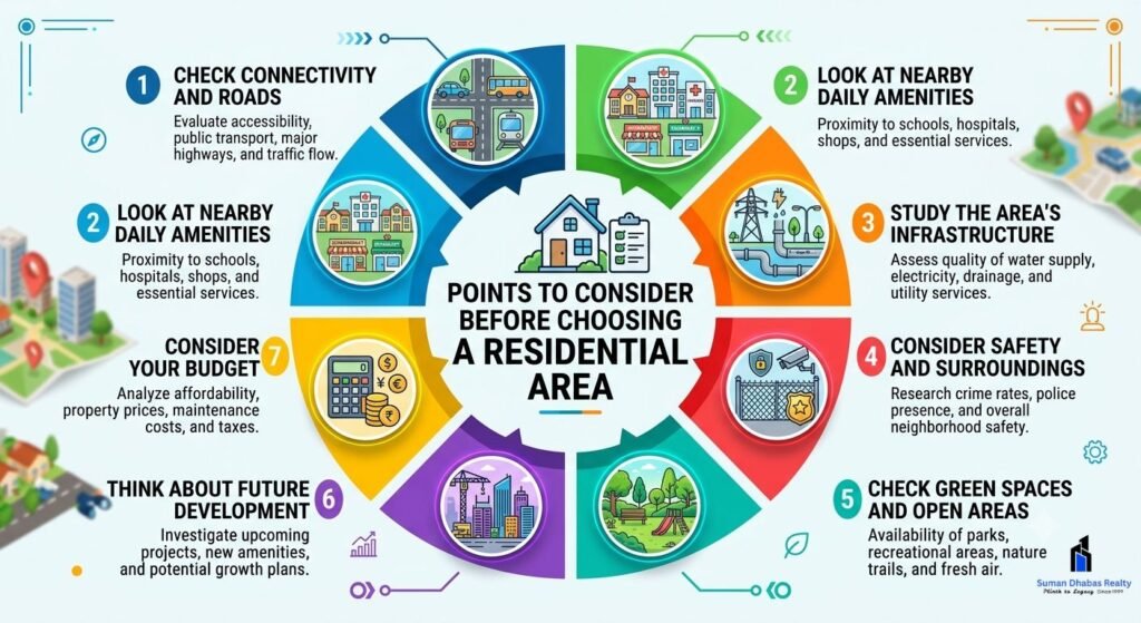 what to look before choosing a residential plot