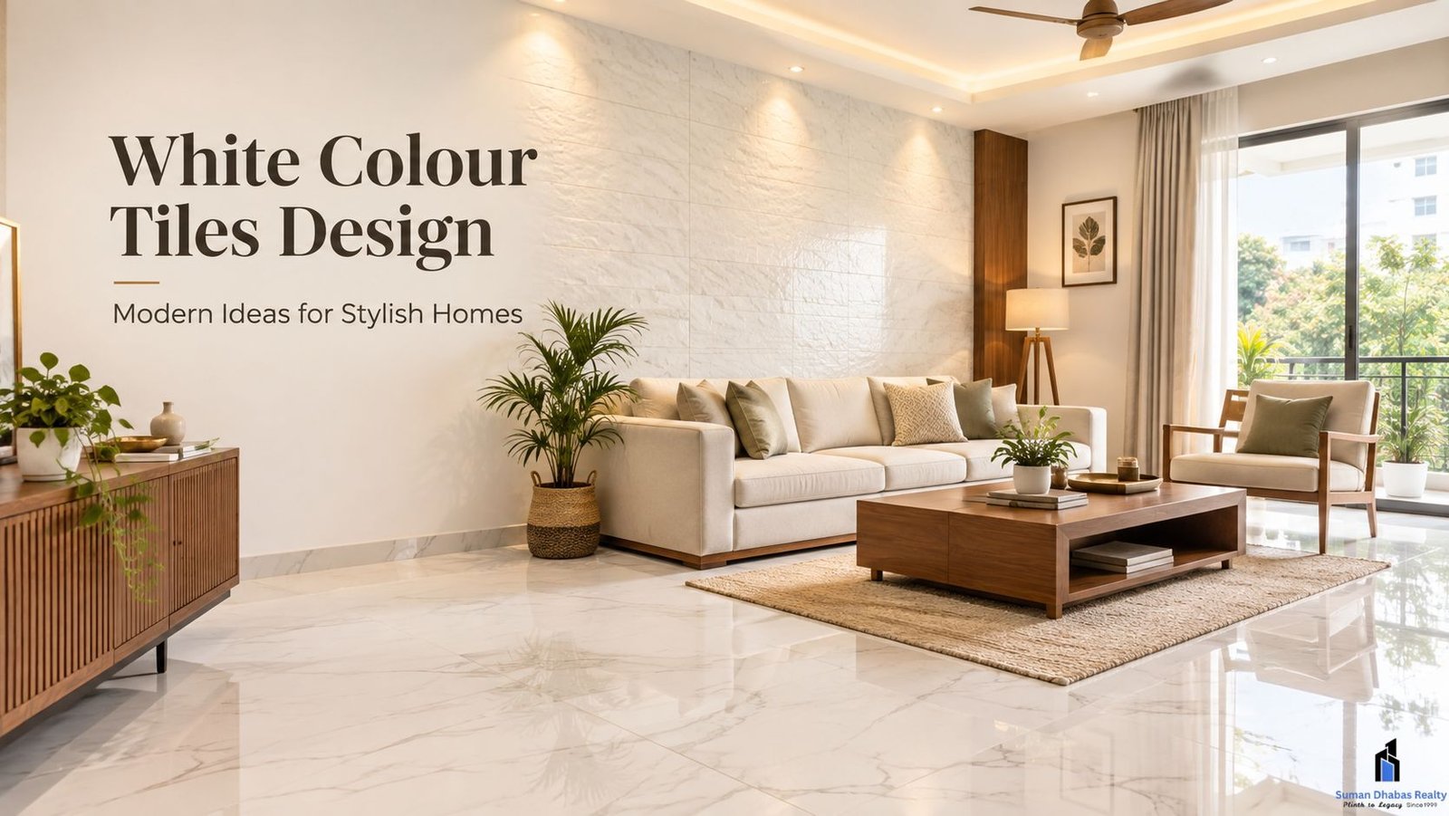 Read more about the article White Colour Tiles Design: Stylish Ideas for Modern Homes