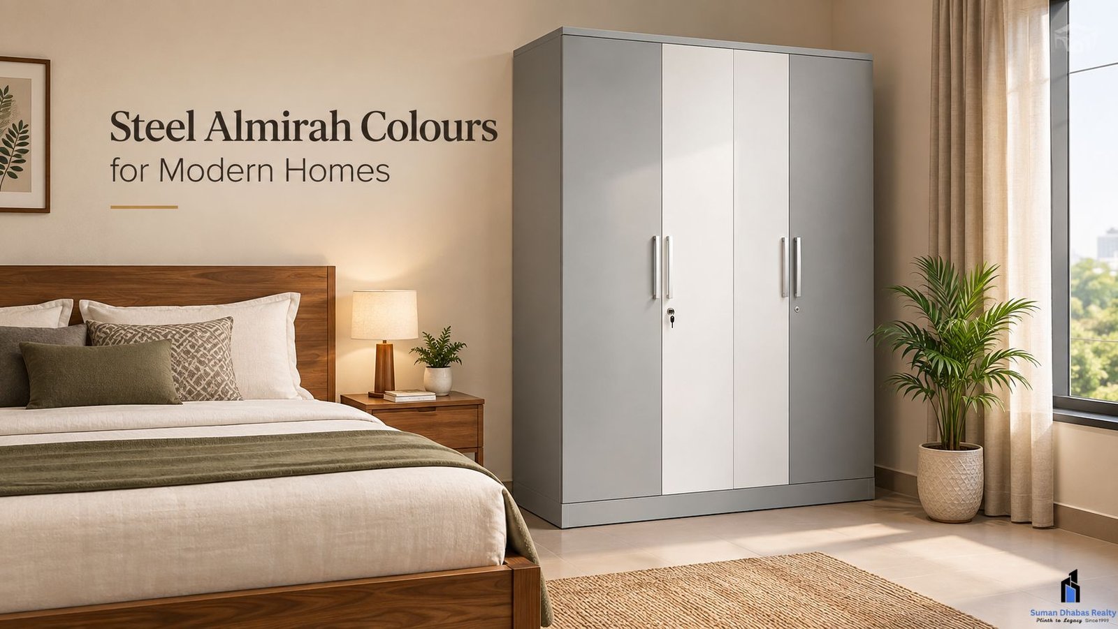 Read more about the article Steel Almirah Colours: 15 Shades for Modern Homes