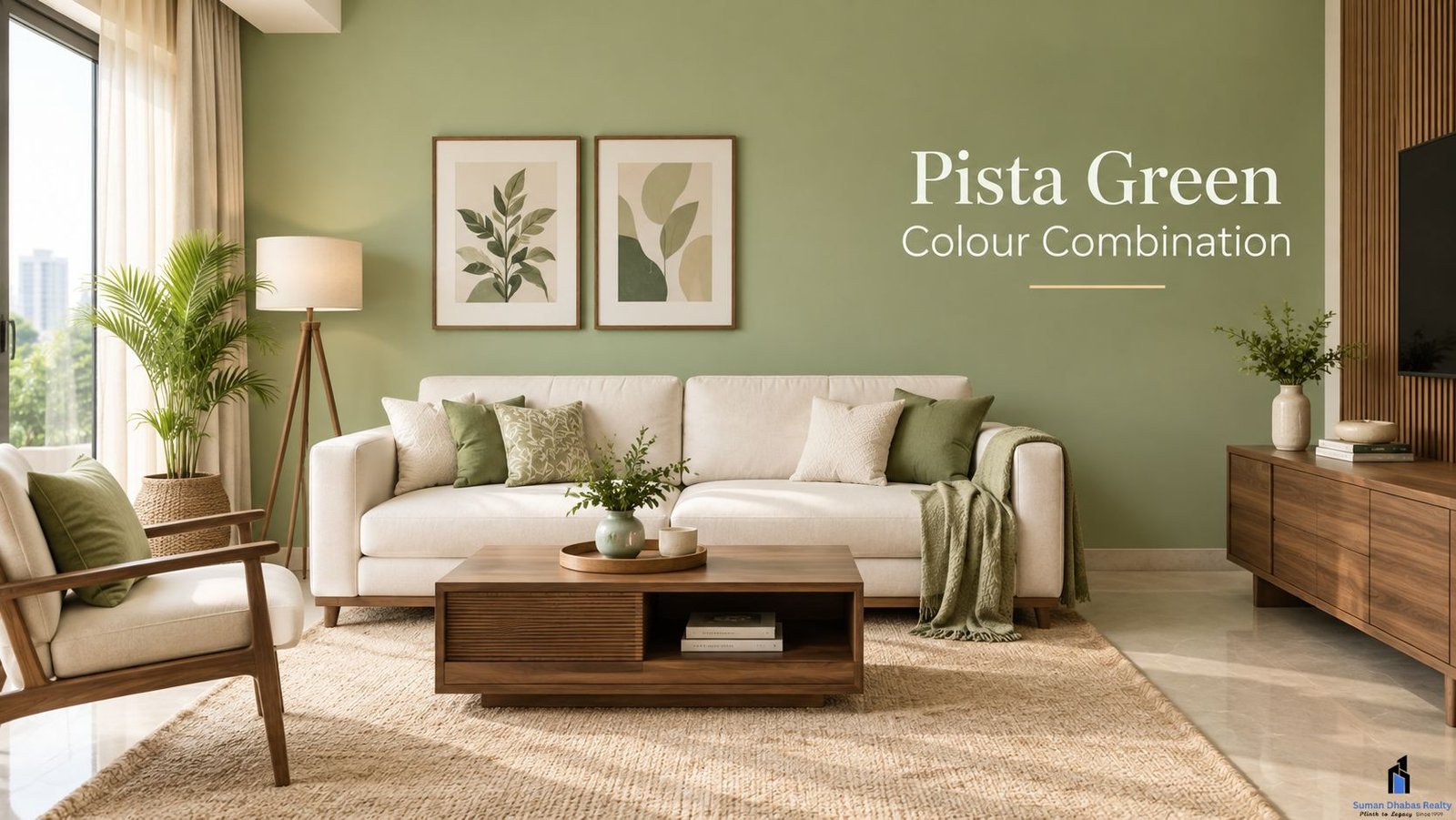 Read more about the article Pista Green Colour Combination Ideas for Modern Home Interiors