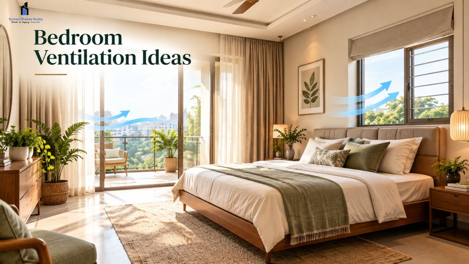 Read more about the article Bedroom Ventilation Ideas for Better Airflow and Comfort