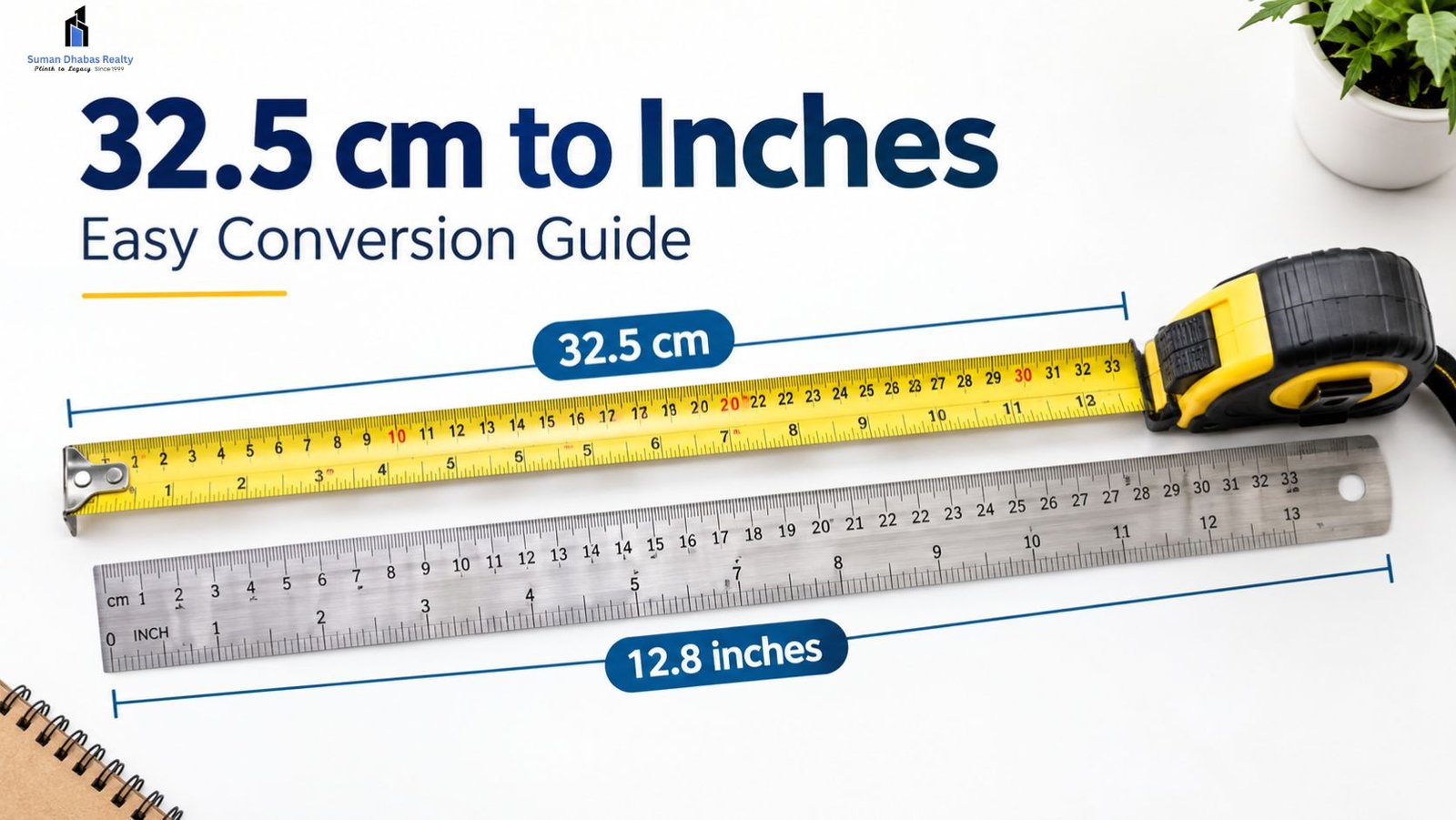 Read more about the article 32.5 cm to Inches: Easy Conversion Guide