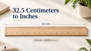 Read more about the article 32.5 Centimeters to Inches: Conversion, Formula & Examples